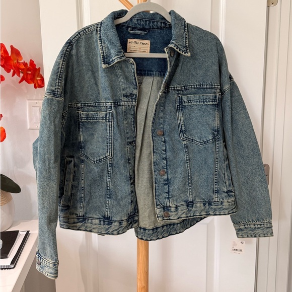 We The Free Opal Swing Denim Jacket Free People - Picture 2 of 6